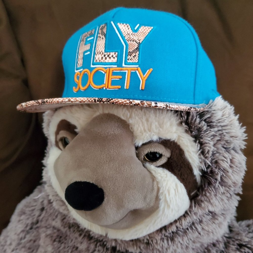 NEW Fly Society Snakeskin Snapback Hat